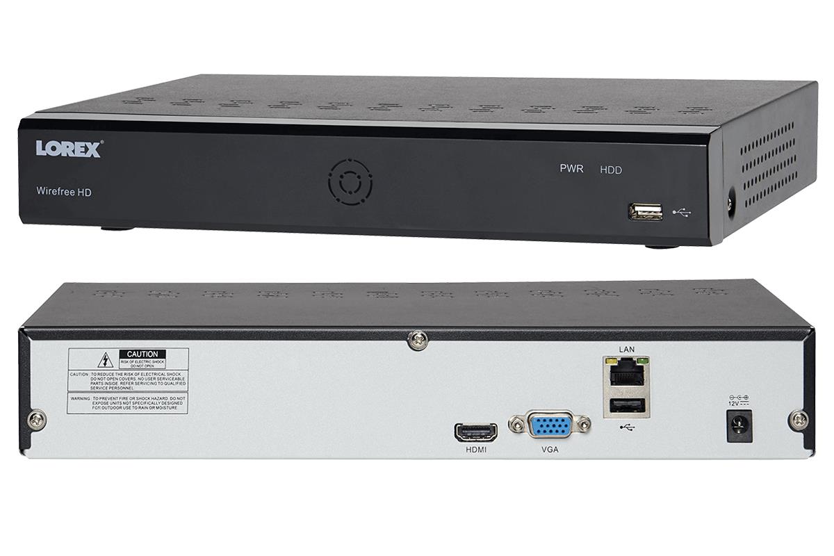 Lorex Wire free 1080P LHB926 6 Ch DVR with 2xLWB6850 1080P Camera 65ft