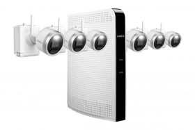 Lorex L222A81-6CM-E 1080p HD Wire-Free Security System with 6 Battery-Operated Active Deterrence Cameras and Person Detection