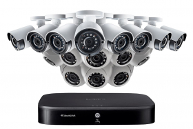 Lorex 16 Channel 1080p 2TB DVR Security System with 16 1080p Cameras (8 Domes & 8 Bullets)