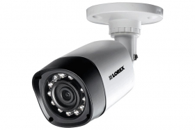 Lorex LBV1521B Indoor/Outdoor Analog MPX 720p HD Security Bullet Camera, 3.6mm, 130ft Night Vision, IP66, Works with LHV2000, LHV1000, LHV0000 Series DVRs,Camera Only,White