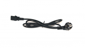 Chargio Europe Power Cord for PC, monitor, printer. Schuko CEE7/7 to IEC C13, Black, 4.5ft