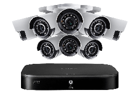 Lorex 4KA88-2 4K Ultra HD 8-Channel Security System with Eight 4K (8MP) Cameras featuring Smart Motion Detection and Color Night Vision