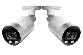 Lorex E891AB 4K Ultra HD Smart Deterrence IP Camera with Color Night Vision (2-pack)