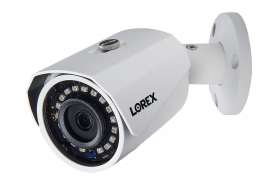 Lorex C581CB Indoor/Outdoor 2K Super HD Analog Security Bullet Camera, 3.6mm, 120ft IR Night Vision, Color Night Vision, Works with D841, D861, D862 Series, White (USED)