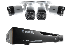 Lorex LHV10041TC4 4 Channel Series Security DVR system with 720p HD Cameras