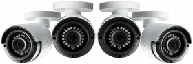 Lorex LAB223B High Definition 1080p Bullet Security Camera with 130ft Night Vision (4 pack),(M.Refurbished)