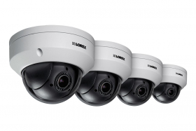 Lorex LNZ44P4BW Super High Definition 2K (4MP) Pan-Tilt-Zoom Camera & Color Night Vision (4 Pack)