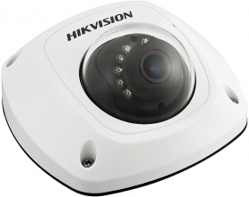Hikvision DS-2CD2522FWD-IS 2 MP IP Mini Dome Camera, DNR, WDR, 33ft Night Vision, 6mm Lens kit, White