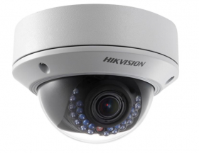 Hikvision DS-2CD2712F-I 1.3 MP, IP66 Network IR Dome Camera, IP66, Outdoor, Micro SD Slot, 3D DNR, D WDR, PoE, IR up to 98ft, 2.8-12 mm Lens kit