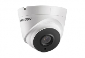 Hikvision DS-2CE56F7T-IT3 3.6MM 3 MP WDR EXIR Outdoor Analog Turret Camera,  HD-TVI , 131 ft (40 m) Range New EXIR, Smart IR, Fixed Lens, True WDR, IP66, White