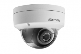 Hikvision DS-2CD2125FWD-I 2.8MM Lens 2MP Ultra-Low Light Outdoor Network Dome IP Camera, IP67, H.265+, EXIR 2.0 with up to 100ft (30m) IR Range, PoE/12VDC, White