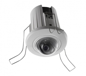 Hikvision DS-2CD2E10F 2.8MM Lens 1.3 MP CMOS Network Dome Camera,H264, 3D DNR, DWDR ,BLC, 12 VDC, 2.8mm Lens kit, White