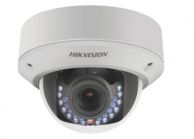 Hikvision DS-2CD2710F-I 2.8-12MM Varifocal Lens 1.3 MP Network Dome IP Camera, IP66, Outdoor, Micro SD Slot, H264, 3D DNR, D WDR, PoE, IR up to 100ft