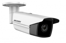 Hikvision DS-2CD2T35FWD-I5 3 MP Ultra-Low Light Network Bullet Camera, IR up to 165ft, IP67, DNR, WDR, BLC, 2.8mm Lens Kit, H265+, PoE/12VDC, White