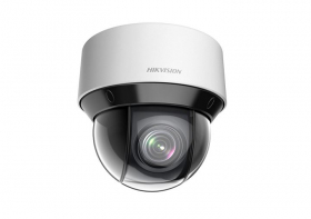 Hikvision  DS-2DE4A320IW-DE Value Series 3MP Indoor/Outdoor Network IR PTZ Camera,  20x lens, 164ft (50m) IR, PTZ Suite Analytics, IP66, PoE+/12VDC, 18W, White