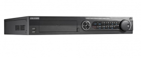 Hikvision DS-7308HUHI-F4/N Turbo HD Analog DVR, 8-Channel, 8MP, 4 SATA, H264+, HD-TVI, Audio, Hik-Connect, Black