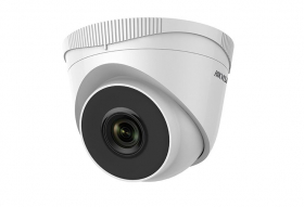 Hikvision ECI-T22F 2MP/1080p Outdoor EXIR Network Turret Camera, H265+, Day/Night, DWDR, EXIR 2.0 up to 100ft (30m), IP67, PoE/12VDC, White