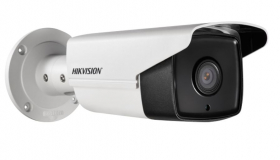 Hikvision DS-2CD2T22WD-I5 2MP EXIR Network Bullet Camera, IR up to 165ft, IP67, H264, PoE/12VDC, White