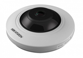 Hikvision DS-2CD2955FWD-I 5MP Network Fisheye Camera, Circular Fisheye (Full-Frame, Wide Angle), Indoor, H265+, Day/Night, EXIR 2.0 (30ft), PoE/12VDC, 1.05mm