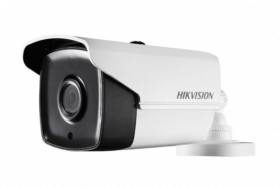 Hikvision DS-2CE16D8T-IT5 1080p 2MP Outdoor Ultra-Low Light Analog Bullet Camera, TurboHD, Up the coax, HD-TVI output, EXIR 2.0 260ft(80m), Day/Night, True WDR, DNR, BLC, Smart IR, IP67, 12 VDC, White, 3.6mm Lens kit