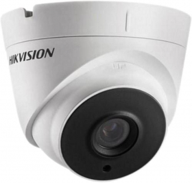 Hikvision DS-2CE56D1T-IT1 6MM TurboHD 1080P Outdoor IR Turret Camera, 65ft (20m) EXIR, Day/Night, DWDR, Smart IR, IP66, 12 VDC, White 