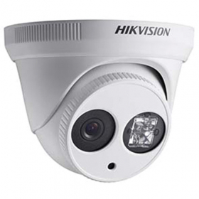 Hikvision DS-2CE56D5T-IT3 TurboHD 1080P WDR EXIR Outdoor IR Turret Camera, 131ft (40m) EXIR, Day/Night, OSD Menu, 3D DNR, Smart IR, UTC Menu, IP66, 12 VDC, White
