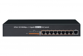 Lorex ACCLPS283B 8-Channel High-Power PoE Switch