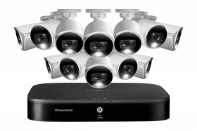 Lorex_4KAD1612-C82 16-Channel 4K Security System with 12 Active Deterrence 4K (8MP) Cameras
