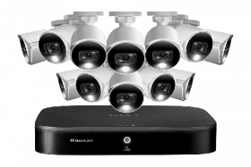 Lorex_4KAD1612-C82 16-Channel 4K Security System with 12 Active Deterrence 4K (8MP) Cameras