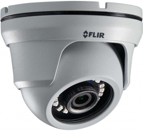 Flir C243EW2 2.1MP 1080p MPX Fixed Eyeball Dome MPX Multi-format Camera NTSC, 2.8mm lens, 82ft / 25m IR, Camera Only, White (USED)