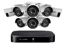 Lorex 8 Channel Security DVR System 2TB Hard Drive and 130ft Night Vision  Eight(8) 1080p Cameras