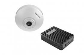 Hikvision iDS-2CD6412FWD/C 2.8MM 1.3 MP Intelligent Indoor People Counting Network Camera, Intelligent Series, Smart Detection, 120 dB True WDR, 3D DNR, 1280 x 960 Resolution