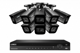 Lorex Nocturnal 4K 16-Channel 4TB Wired NVR System with Smart IP Cameras, 30FPS Recording and Listen-in Audio