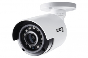 Lorex C841CA-W Indoor/Outdoor 4K Ultra HD Analog Security Bullet Camera, 3.6mm, 120ft IR Night Vision, Color Night Vision, Works with DV900, LHV5100, D841/B, White (USED)