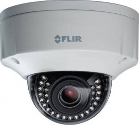 FLIR N437VEW WDR 3MP Dome Camera, Motorized Lens 3-9mm,3X Optical Zoom,100ft Night Vision, Vandal, POE (OPEN BOX)