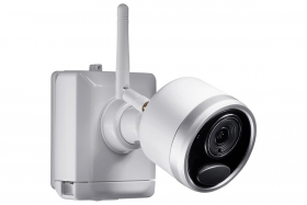 Lorex LWB4801 Indoor/Outdoor Wire-Free Security Camera for Battery Powered, Audio Security Bullet Camera,1080p HD, 65ft IR Night Vision,2-Way Talk, Works with LHB926, LHB927, LHWF1000, White (M.Refurbished)