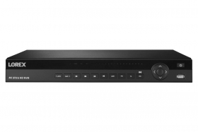 Lorex N881A38B-W 4K Ultra HD 32-Channel Security NVR, 16-channel PoE Switch, and 2x4TB Hard Drives (M.Refurbished)