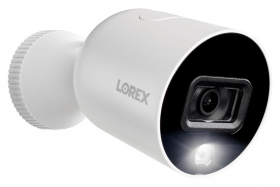 Lorex W282CA Indoor/Outdoor 1080p Wi-Fi Bullet Camera With Smart Deterrence and Color Night Vision, 129 FoV, IR Night Vision, Audio, Compatible with Lorex Home Center, Camera Only (M. Refurbished)