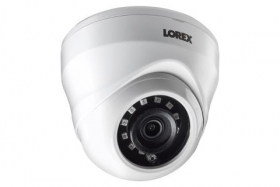 Lorex LAE221 Indoor/Outdoor 1080p HD Analog MPX Security Dome Camera, 3.6mm, 130ft IR Night Vision, Works with Lorex MPX DVR, Camera Only, White (OPEN BOX)