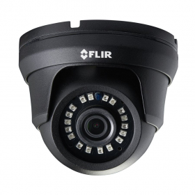 Flir C243EW2BK 2.1MP 1080p MPX Fixed Eyeball Dome MPX Multi-format Camera NTSC, 2.8mm lens, 82ft / 25m IR, Camera Only, Black