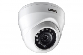 Lorex LAE221 Indoor/Outdoor 1080p HD Analog MPX Security Dome Camera, 3.6mm, 130ft IR Night Vision, Works with Lorex MPX DVR, Camera Only, White (M. Refurbished)