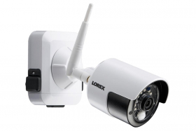 Lorex LWB3801 Indoor/Outdoor Wire-Free Security Bullet Camera, 1080p HD, 40ft IR Night Vision, Advanced Motion Detection, PIR Sensor, Works with LHB800, LHB906, White (USED)