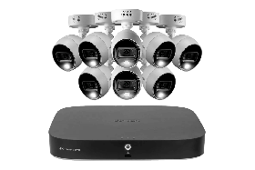 Lorex 4K 20-Channel (16 Wired and 4 Wi-Fi) 2TB Wired DVR System with 8 Analog Active Deterrence Cameras