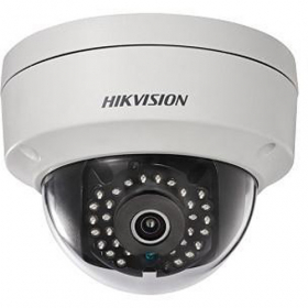 Hikvision DS-2CD2142FWD-IS 4MP WDR Fixed Outdoor Dome Network IP Security Camera, 20fps, H264, Day/Night, 120dB WDR, IR 98ft(30m), 3-Axis, Alarm I/O, Audio I/O, IP67, PoE/12VDC