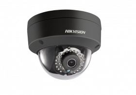 Hikvision DS-2CD2122FWD-ISB 4MM 1080P Outdoor Vandal-Resistant Network Dome Security Camera, IP Camera, H264, Day/Night, 120dB WDR, IR 100ft(30m), 3-Axis, Alarm I/O, Audio I/O, IP67, PoE/12VDC, Black