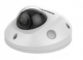 Hikvision DS-2CD2555FWD-IWS 6MM 5MP IR Fixed Mini Dome Wifi Network Camera,  H.265+, IP66 and Vandal Proof (IK08),  Built-in Microphone