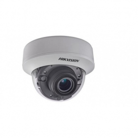 Hikvision DS-2CE56D7T-AITZ 2.8-12MM 2MP Motorized Varifocal Lens EXIR Outdoor Analog Dome Camera, HD-TVI , OSD menu, DNR, Smart IR, White