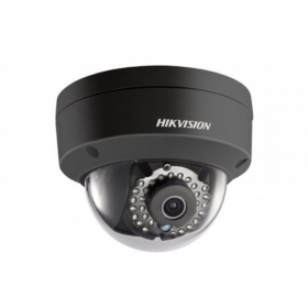 Hikvision DS-2CD2142FWD-ISB 4MP WDR Fixed Outdoor Dome Network IP Security Camera, 20fps, H264, Day/Night, 120dB WDR, IR 98ft(30m), 3-Axis, Alarm I/O, Audio I/O, IP67, PoE/12VDC, Black