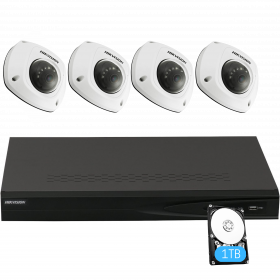 Kit 4 Camaras Seguridad Cctv Dvr Ditron 1080 Full Hd