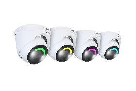 Lorex 4K Deterrence Dome AI PoE IP Wired Add-On Security Camera with Smart Security Lighting, Color Night Vision, and Smart Motion Detection Plus (4-Pack/White)